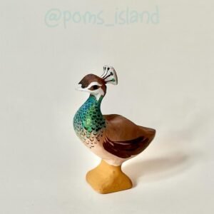 Peahen Wooden Toy
