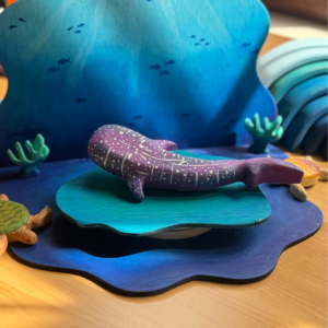 Wooden Handcrafted Galaxy Wooden Whale Shark