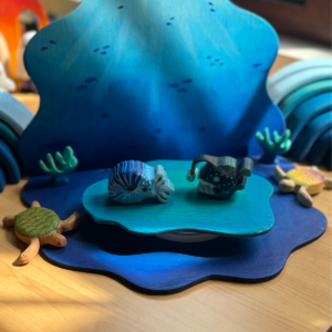 Handcrafted Wooden Angler Fish Toy