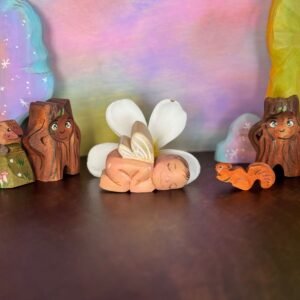 Sleeping Baby Fairy Wooden toy
