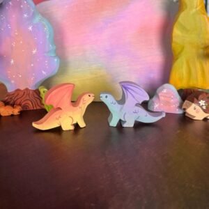 Baby Dragon Wooden Toy