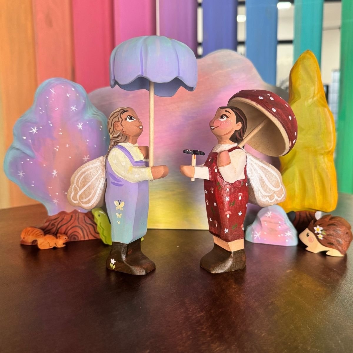 Umbrella Fairy Wooden toy