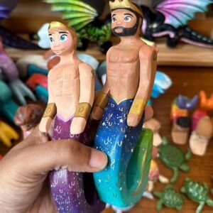 Standing Merman with movable arms
