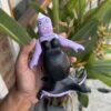 3D carved wooden sea witch figure handcrafted